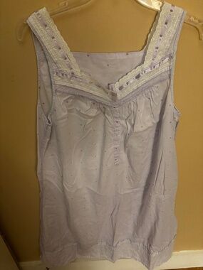 Lace purple sleepwear dress slip